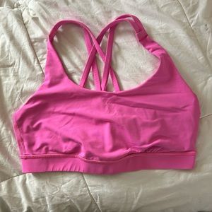 Lululemon Energy Bra in Neon Pink